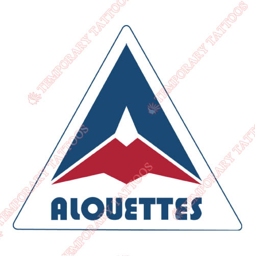 Montreal Alouettes Customize Temporary Tattoos Stickers NO.7609
